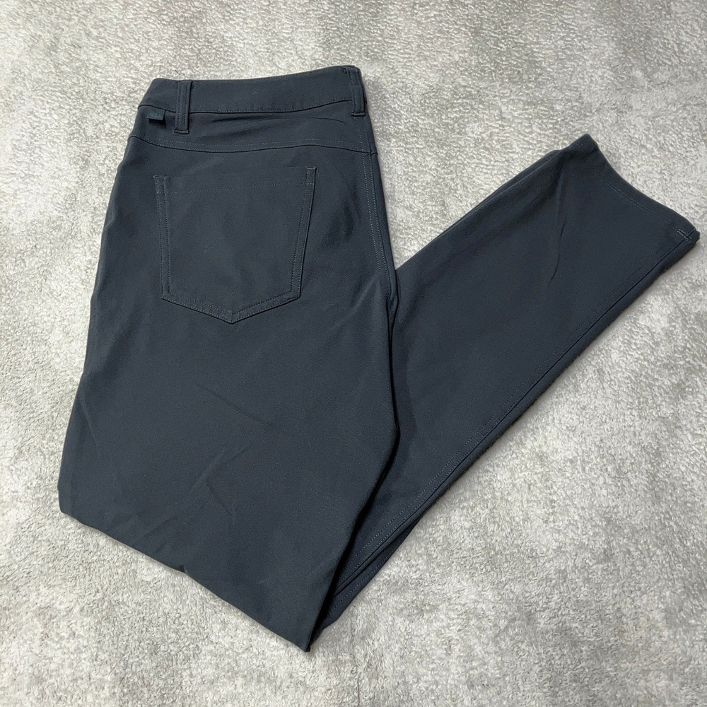 Lululemon ABC Slim Fit Pants Obsidian Gray Warpstreme LM5972S Mens 31x32